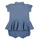 Kleidung Mädchen Overalls / Latzhosen Polo Ralph Lauren SS PEPLUM BU-ONE PIECE-SHORTALL Blau