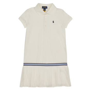 Kleidung Mädchen Kurze Kleider Polo Ralph Lauren SS KC DRESS-DRESSES-DAY DRESS Weiß