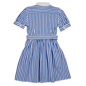 Polo Ralph Lauren MAGALIE DRS-DRESSES-DAY DRESS Blau / Weiß