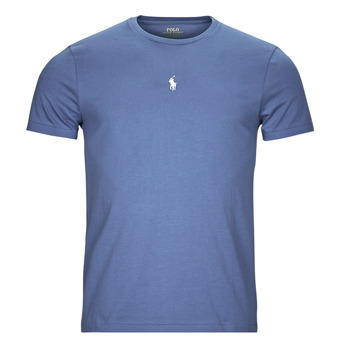 Kleidung Herren T-Shirts Polo Ralph Lauren SSCNCMSLM1-SHORT SLEEVE-T-SHIRT Blau