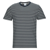 Kleidung Herren T-Shirts Selected SLHANDY STRIPE SS O-NECK TEE W Marineblau / Weiß