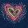 Kleidung Mädchen T-Shirts Desigual TS_HEART Marineblau
