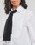 Kleidung Damen Hemden Karl Lagerfeld BIB SHIRT W/ MONOGRAM NECKTIE Weiß