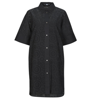 Vêtements Femme Robes courtes Karl Lagerfeld BRODERIE ANGLAISE SHIRTDRESS 
