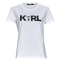 Vêtements Femme T-shirts manches courtes Karl Lagerfeld IKONIK 2.0 KARL LOGO T-SHIRT 