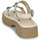 Schuhe Damen Sandalen / Sandaletten Fru.it 7935-087-GOMMA-TEXARO-YARROW Beige / Silber