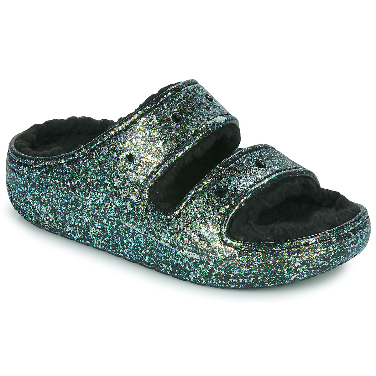 Scarpe Donna Ciabatte Crocs Classic Cozzzy Glitter Sandal 