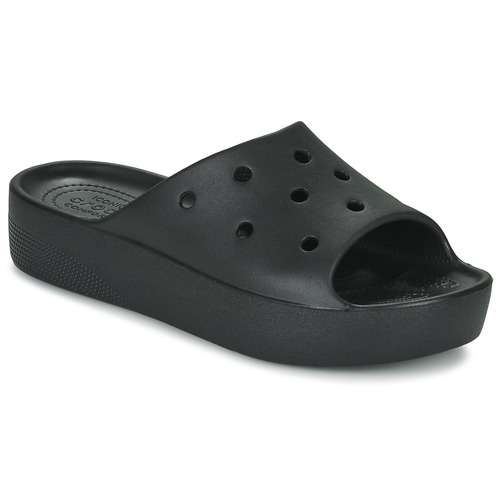 Schuhe Damen Pantoletten Crocs Classic Platform Slide    