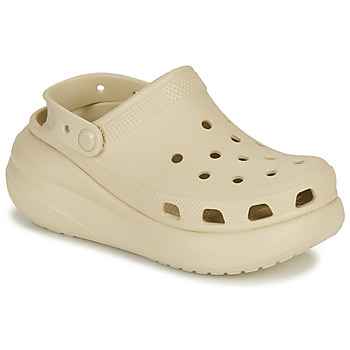 Schuhe Damen Pantoletten / Clogs Crocs Classic Crush Clog Beige