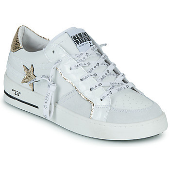 Schuhe Damen Sneaker Low Semerdjian VANA-9570 Weiß / Golden / Beige