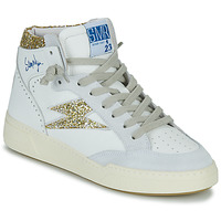 Schuhe Damen Sneaker High Semerdjian  Weiß / Golden / Beige