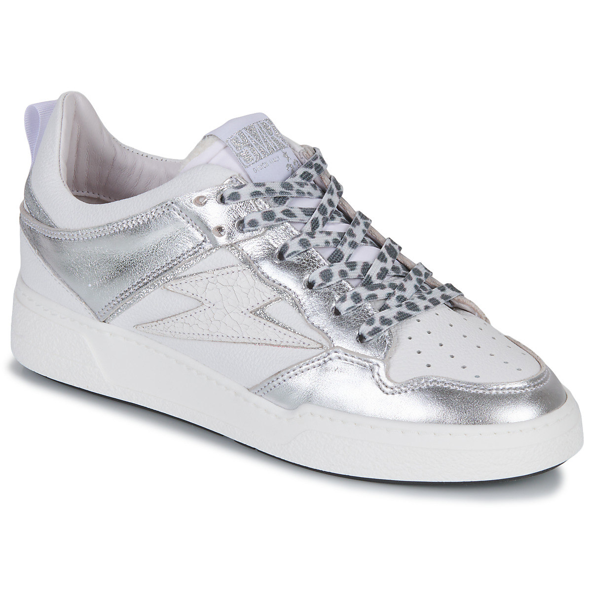 Schuhe Damen Sneaker Low Semerdjian CHITA-9414 Weiß / Silbrig