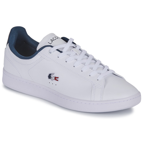 Schuhe Herren Sneaker Low Lacoste CARNABY PRO Weiß / Blau / Rot