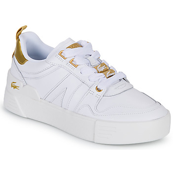 Schuhe Damen Sneaker Low Lacoste L002 Weiß / Golden