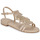 Schuhe Damen Sandalen / Sandaletten Maison Minelli F632119METPLATINE Golden