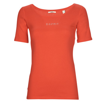 Kleidung Damen T-Shirts Esprit tshirt sl Rot