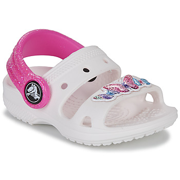 Schuhe Mädchen Sandalen / Sandaletten Crocs Classic Embellished Sandal T Weiß