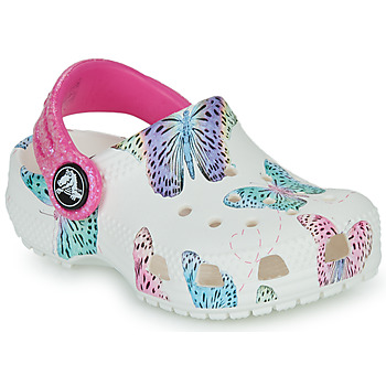 Schuhe Mädchen Pantoletten / Clogs Crocs Classic Butterfly Clog T Weiß