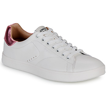 Schuhe Damen Sneaker Low Only ONLSHILO-44 PU CLASSIC SNEAKER Weiß
