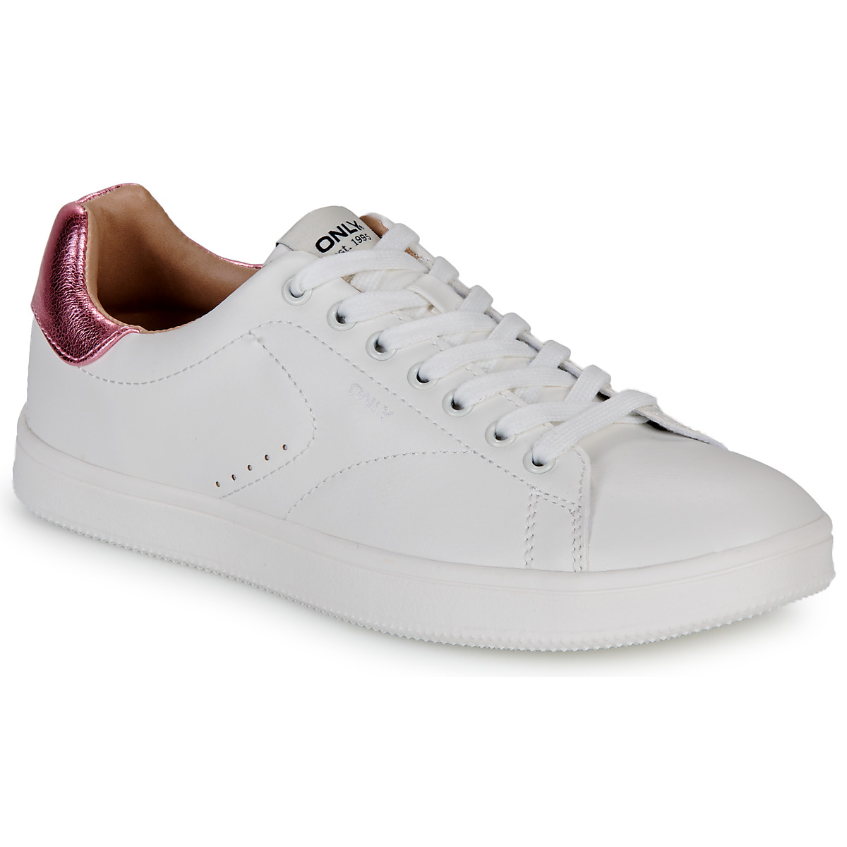 Schuhe Damen Sneaker Low Only ONLSHILO-44 PU CLASSIC SNEAKER Weiß