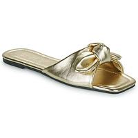Schuhe Damen Pantoffel Only ONLMILLIE-3 PU BOW SANDAL FOIL Golden
