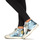 Schuhe Damen Sneaker High Meline NKC1151 Blau