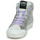 Schuhe Damen Sneaker High Meline NCK322 Silbrig