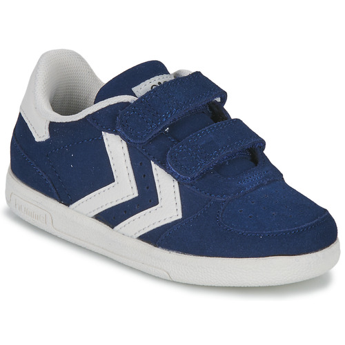 Schuhe Kinder Sneaker Low hummel VICTORY SUEDE II Marineblau