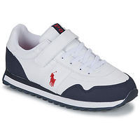 Schuhe Kinder Sneaker Low Polo Ralph Lauren TRAIN 89 PP PS Weiß / Marineblau / Rot
