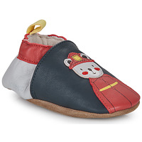 Schuhe Jungen Hausschuhe Robeez FIREMAN Marineblau / Rot