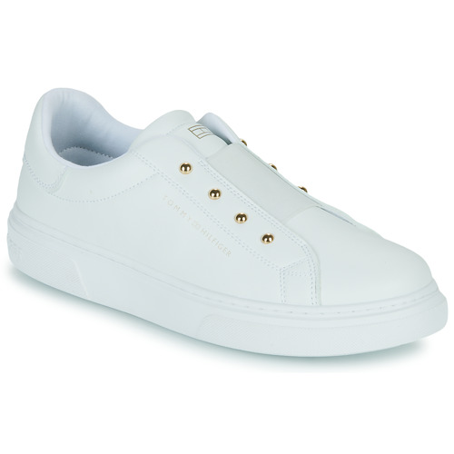 Schuhe Mädchen Sneaker Low Tommy Hilfiger KRYSTAL Weiß / Golden