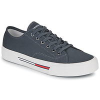 Schuhe Herren Sneaker Low Tommy Jeans TOMMY JEANS LACE UP CANVAS COLOR Marineblau