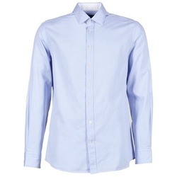 Abbigliamento Uomo Camicie maniche lunghe Hackett SQUARE TEXT MUTLI Blu