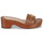 Schuhe Damen Pantoffel Lauren Ralph Lauren ROXANNE-SANDALS-FLAT SANDAL Kognac
