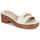 Schuhe Damen Pantoffel Lauren Ralph Lauren ROXANNE-SANDALS-FLAT SANDAL Weiß