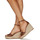 Schuhe Damen Sandalen / Sandaletten Lauren Ralph Lauren HAANA-ESPADRILLES-WEDGE Kognac