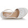 Schuhe Damen Sandalen / Sandaletten Lauren Ralph Lauren HAANA-ESPADRILLES-WEDGE Weiß
