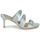 Schuhe Damen Pantoffel Lauren Ralph Lauren LORRAINE-SANDALS-HEEL SANDAL Silbrig