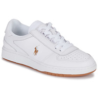 Schuhe Sneaker Low Polo Ralph Lauren POLO CRT PP-SNEAKERS-LOW TOP LACE Weiß