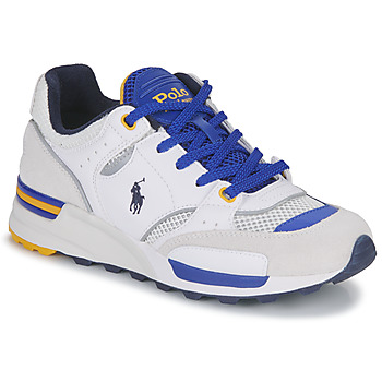Schuhe Sneaker Low Polo Ralph Lauren TRACKSTR 200-SNEAKERS-LOW TOP LACE Weiß / Blau / Gelb