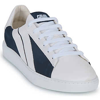 Schuhe Herren Sneaker Low Caval SLASH Weiß / Marineblau