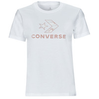 Kleidung Damen T-Shirts Converse FLORAL STAR CHEVRON Weiß
