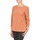 Abbigliamento Donna T-shirts a maniche lunghe Color Block 3214723 Corail