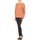 Vêtements Femme T-shirts manches longues Color Block 3214723 Corail