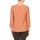 Abbigliamento Donna T-shirts a maniche lunghe Color Block 3214723 Corail