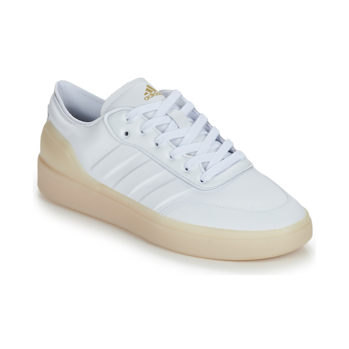 Schuhe Damen Sneaker Low Adidas Sportswear COURT REVIVAL Weiß / Beige