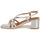 Chaussures Femme Sandales et Nu-pieds Jonak 88-TBC-CUIR-METALLISE-ARGENT 