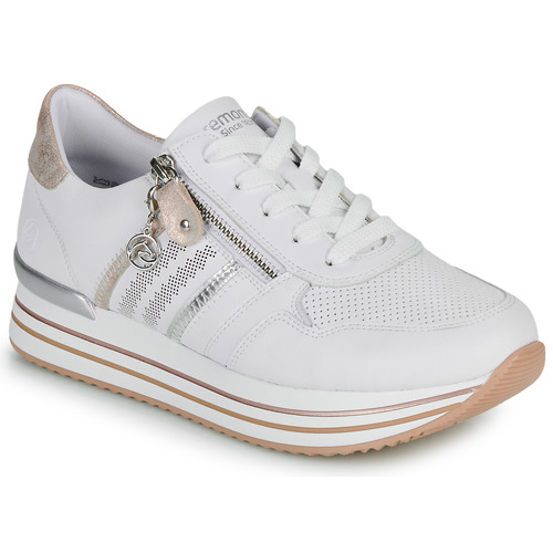 Schuhe Damen Sneaker Low Remonte D1318-82 Weiß