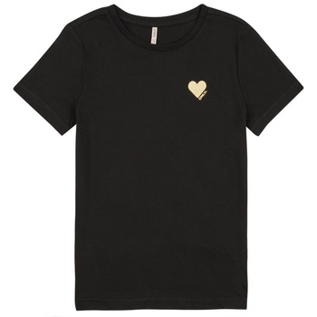 Kleidung Mädchen T-Shirts Only KOGKITA S/S LOGO TOP JRS NOOS    