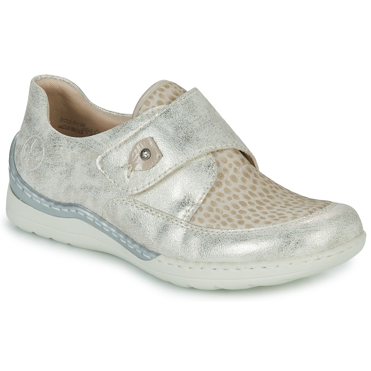 Schuhe Damen Sneaker Low Rieker 48951-90 Grau